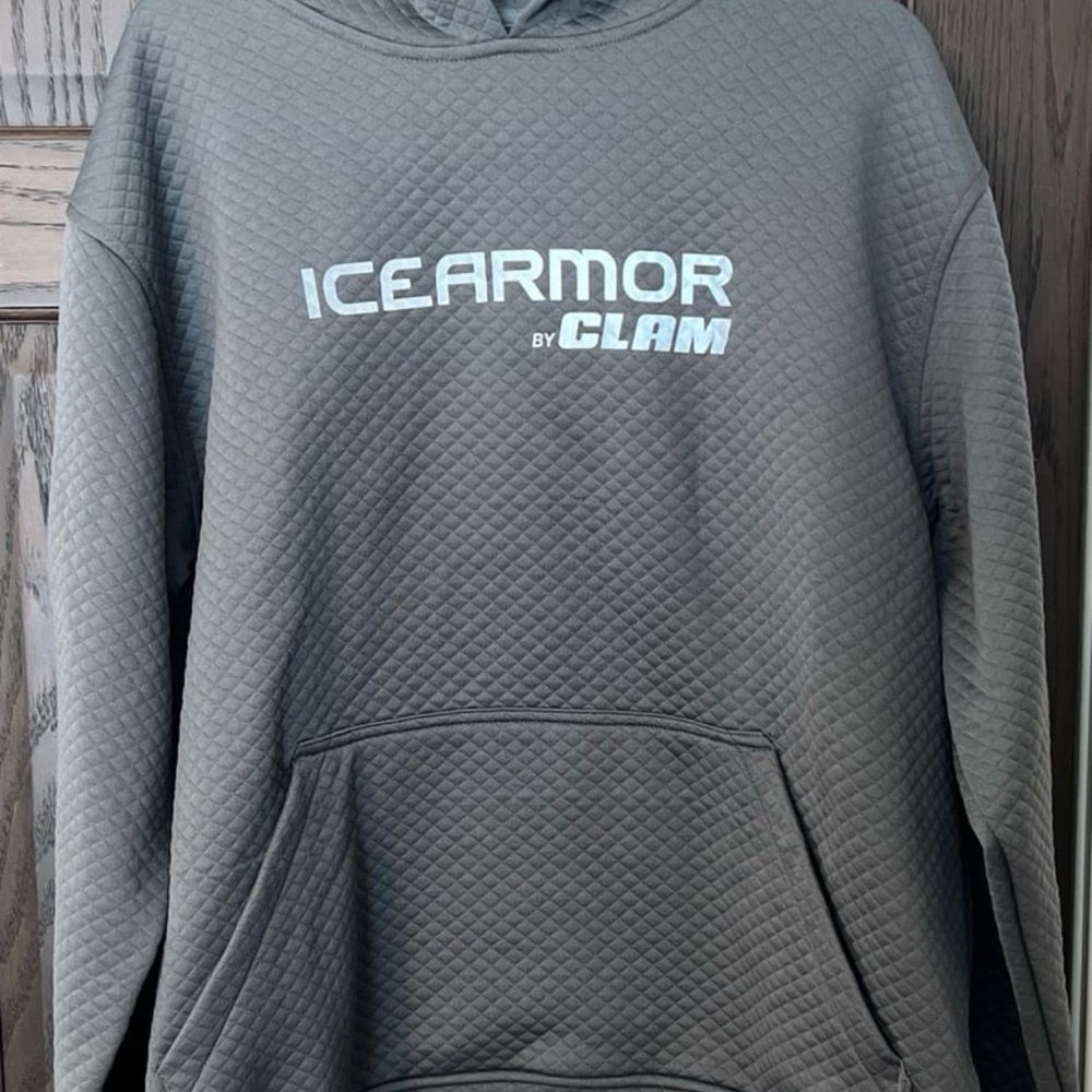 Ice Armor by Clam hooded sweatshirt